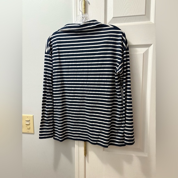 Alice Walk Striped Long Sleeve Collared Shirt Size Medium - Picture 2 of 4